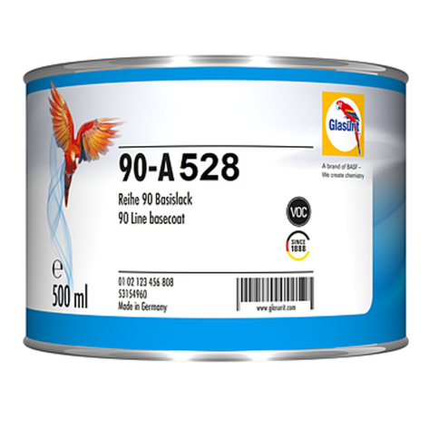 90A528 - Peinture carrosserie GLASURIT Bleu G2 0.5L - GLASURIT
