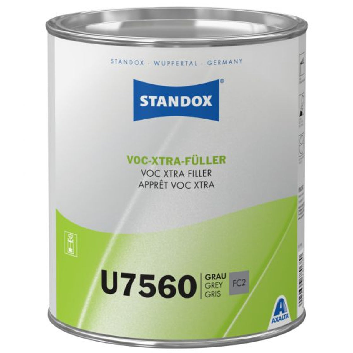 02078068 - STANDOX VOC XTRA primer Grå U7560 fylder 3.5L