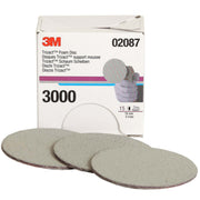 02087 - 15 disques abrasifs 3M Trizact sur mousse P3000 diamètre 75mm - 3M