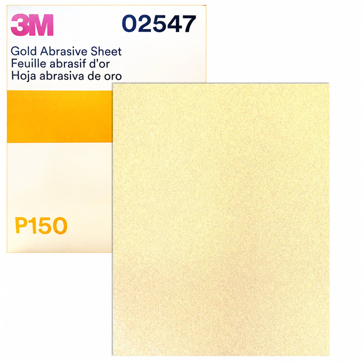 02547 - 50 abrasive sheets Gold 3M 216U 230 x 280mm 3M - P120