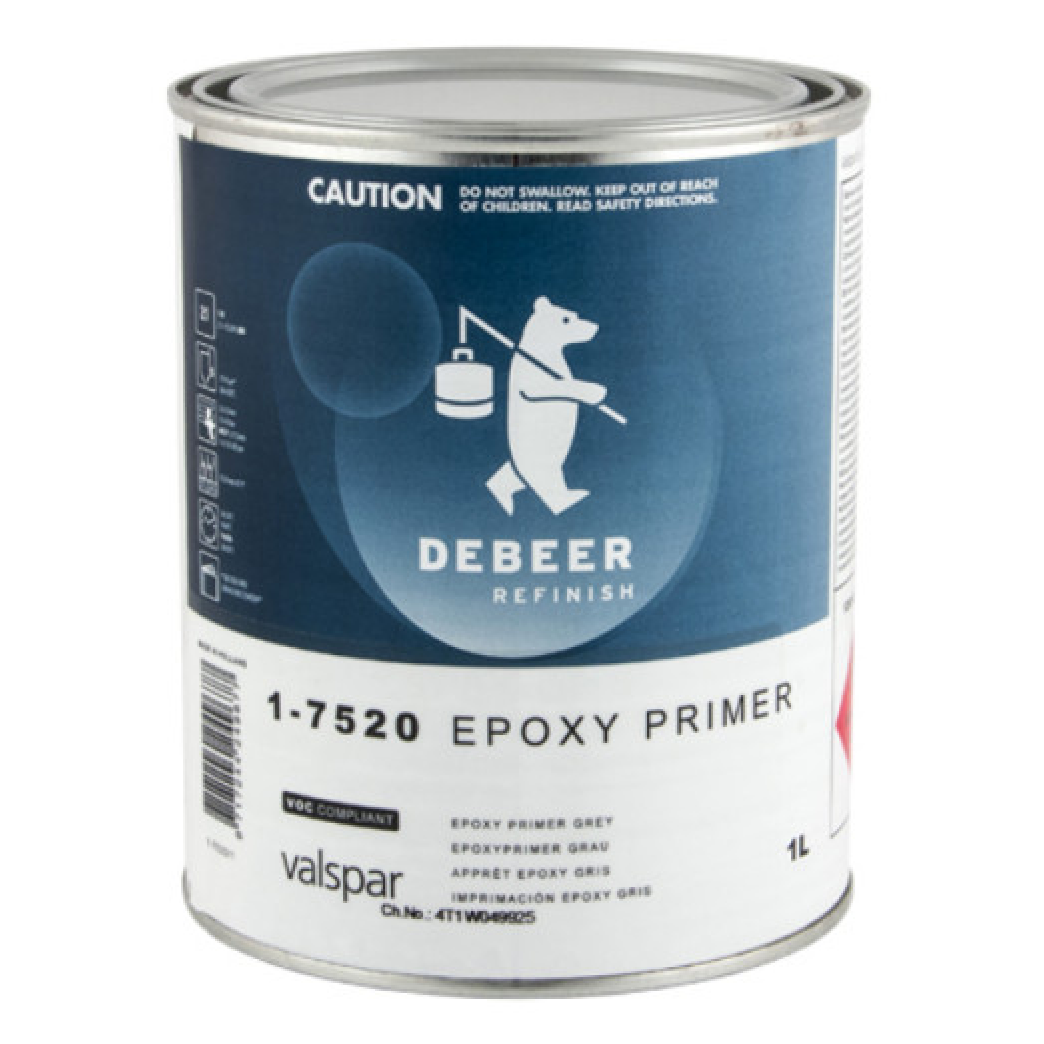 1-7520 - Apprêt DEBEER époxy gris 1L - DEBEER
