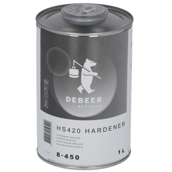 8-450 - Durcisseur DEBEER standard HS420 1L pour vernis 8-714 et 8-615 - DEBEER