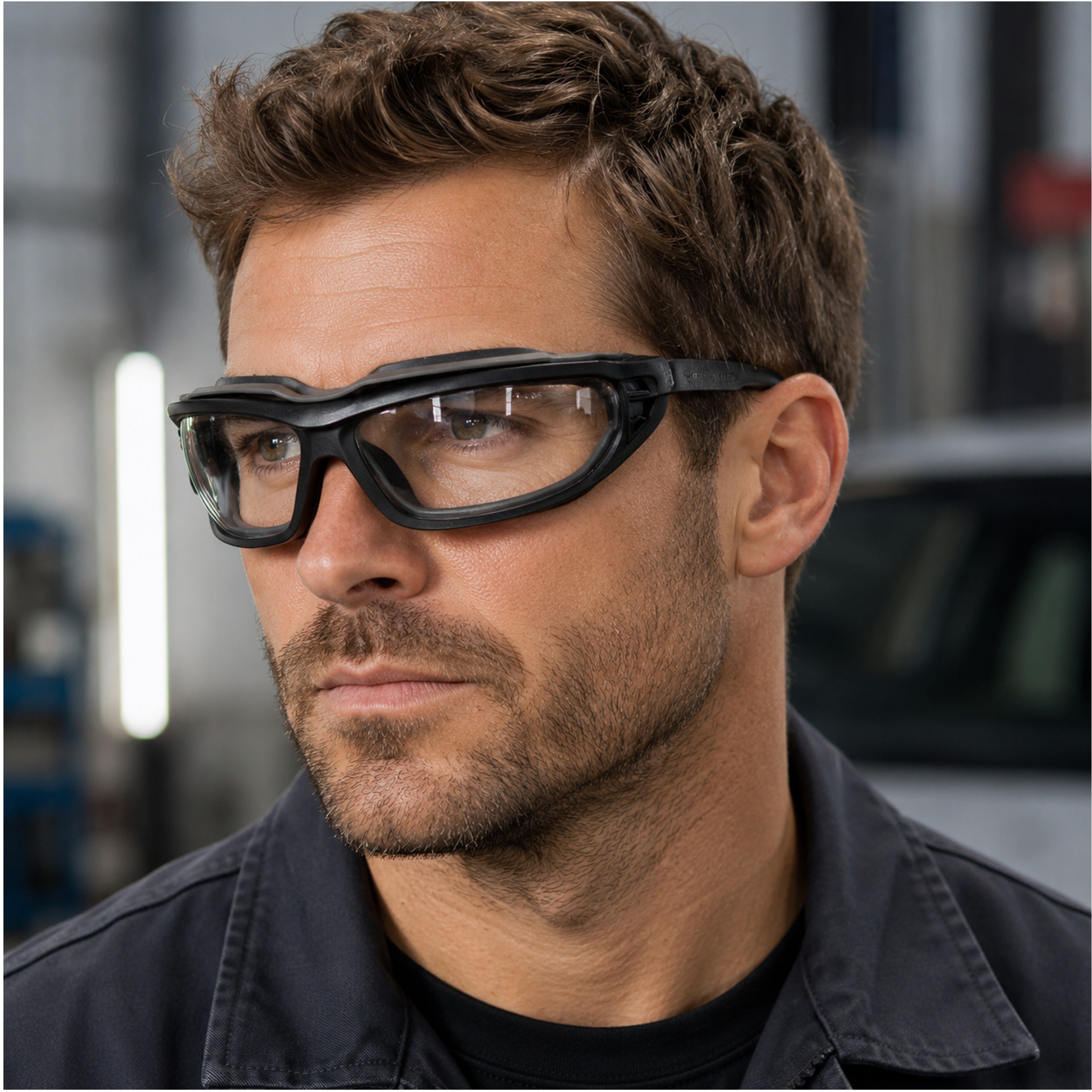 047778 - 1 paire de lunettes de protection luxe incolore