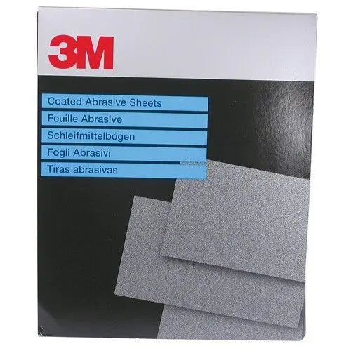 25 feuilles papier abrasif à l'eau Wetordry dimensions 230x280mm - 3M