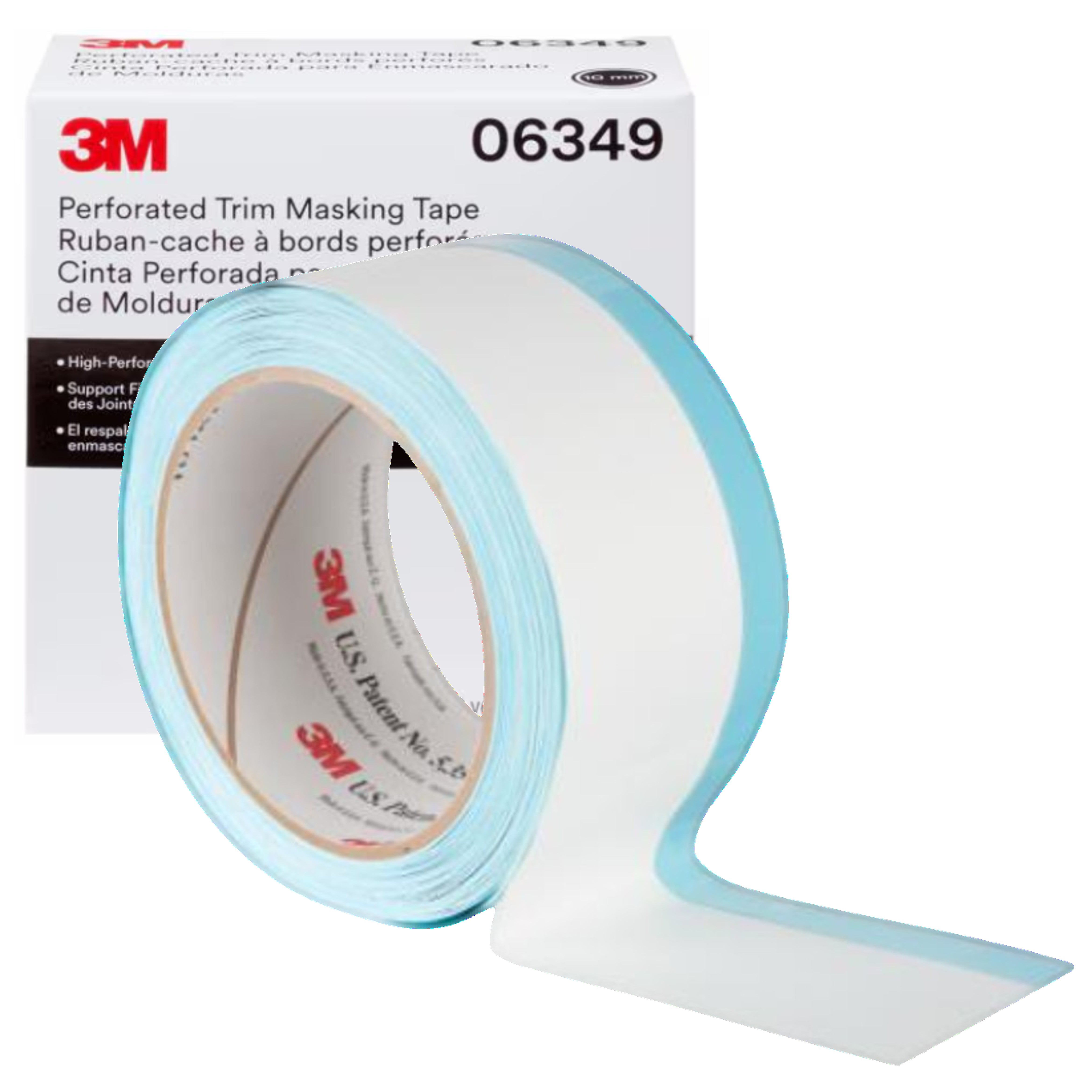 06349 - 3M Abdeckband für Windschutzscheibendichtung - 10mm