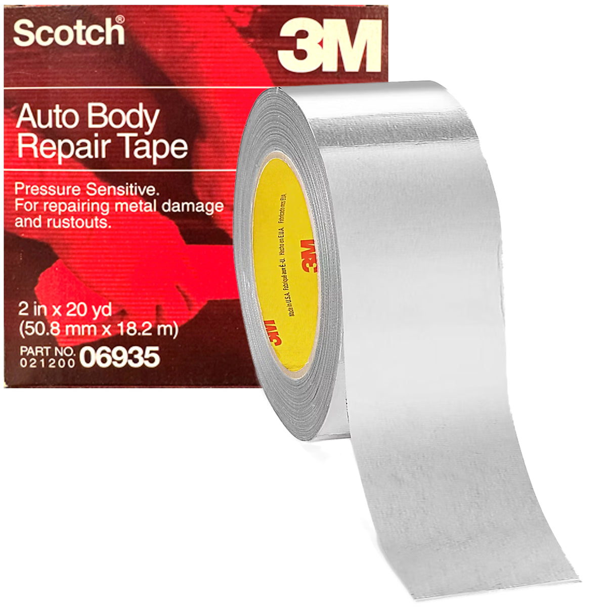 06935 - 3M aluminiums metalbånd 50mm x 18m