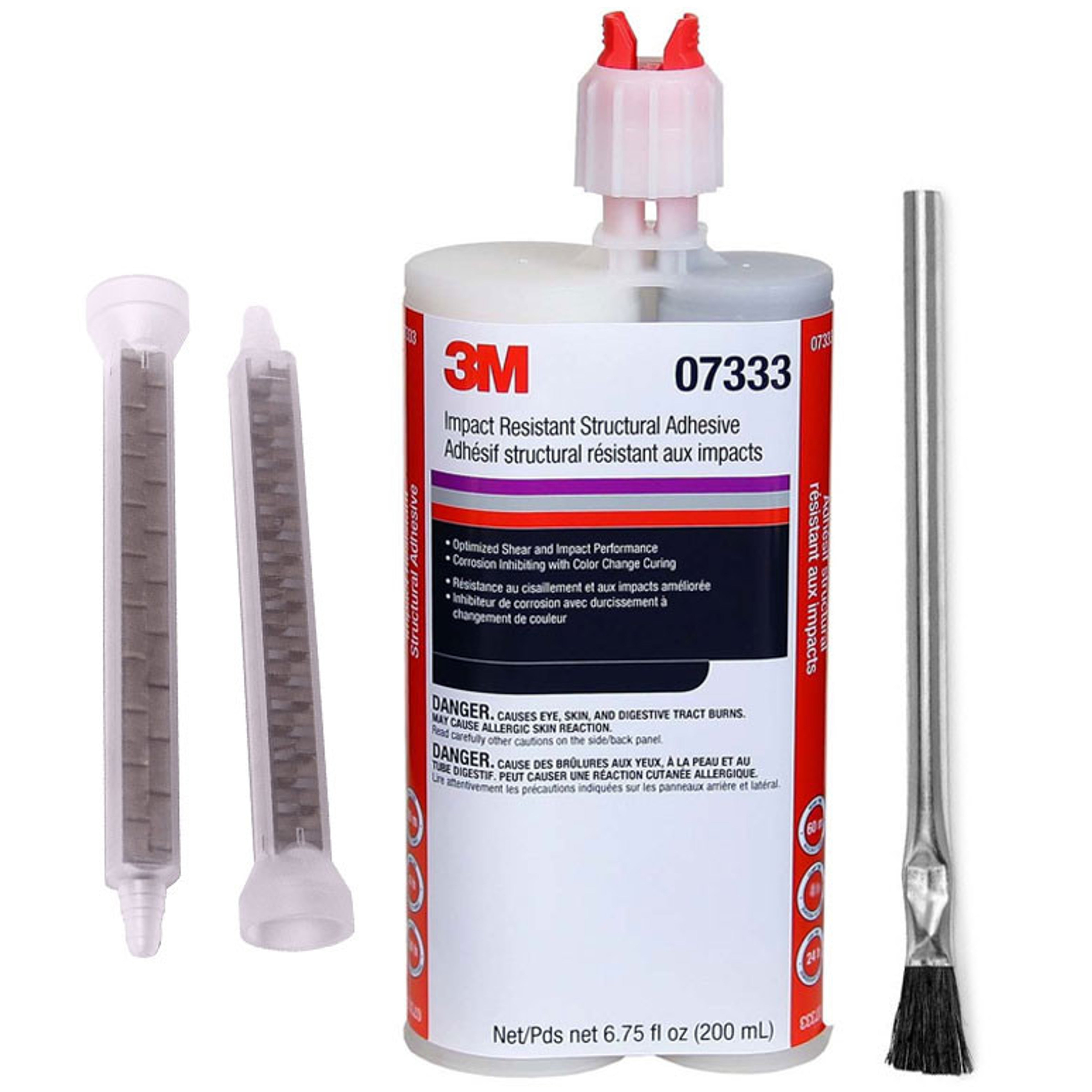 07333 - Colle 3M structurale résistante aux impacts 200ml + 2 busesAY