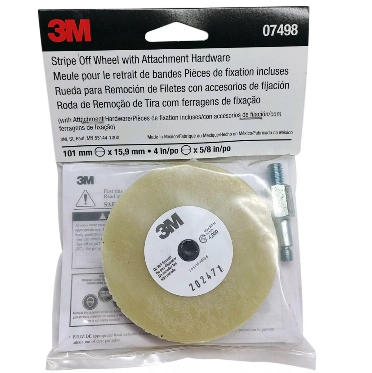 07498 - 3M Wheel for Removing Adhesives