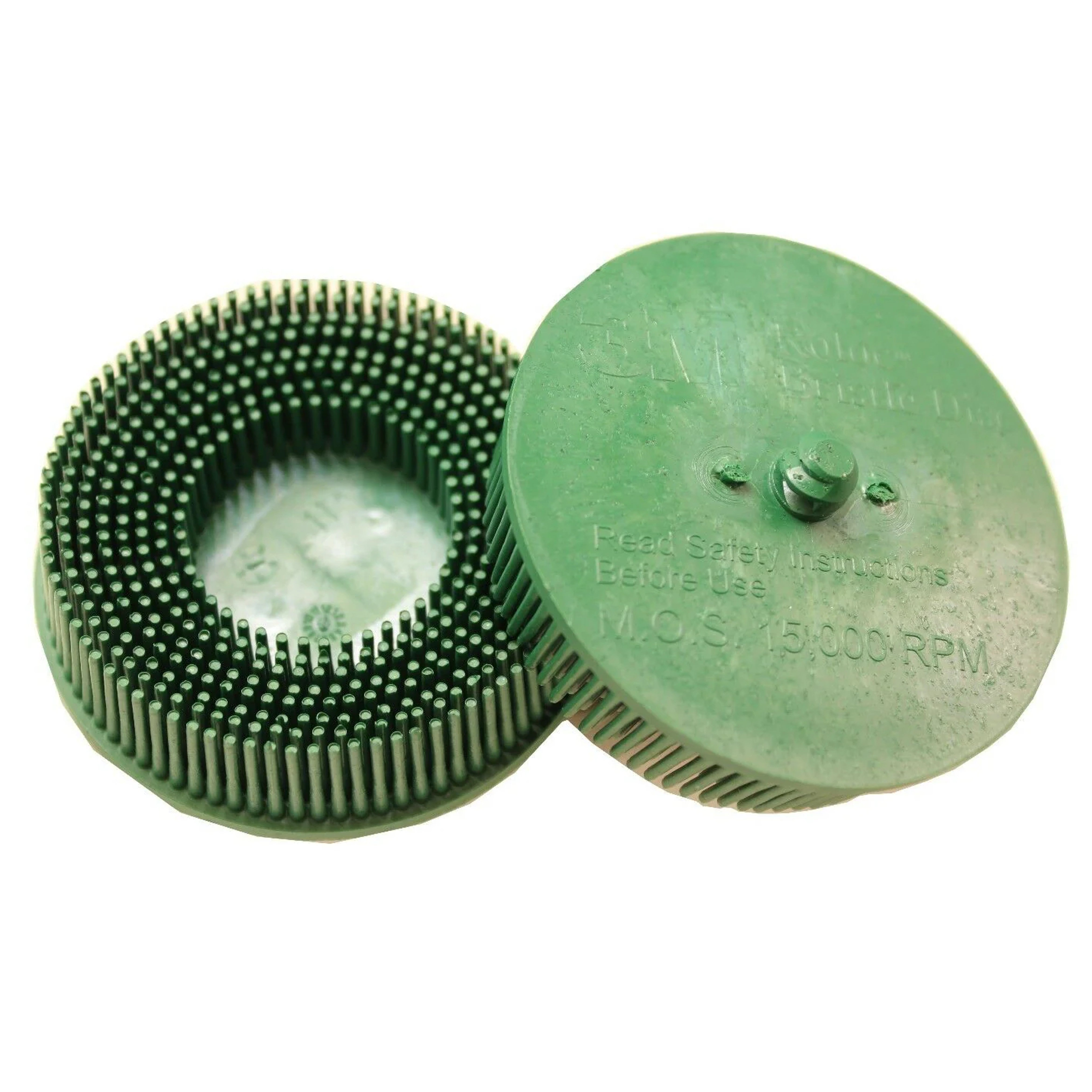 07526 - 10 Abziehscheiben 3M grün Harz Bristle RD ZB Durchmesser 75mm P50