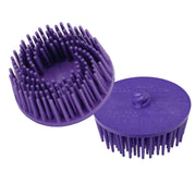 07536 - 4 3M purple resin Bristle RD ZB stripping discs diameter 50mm P36