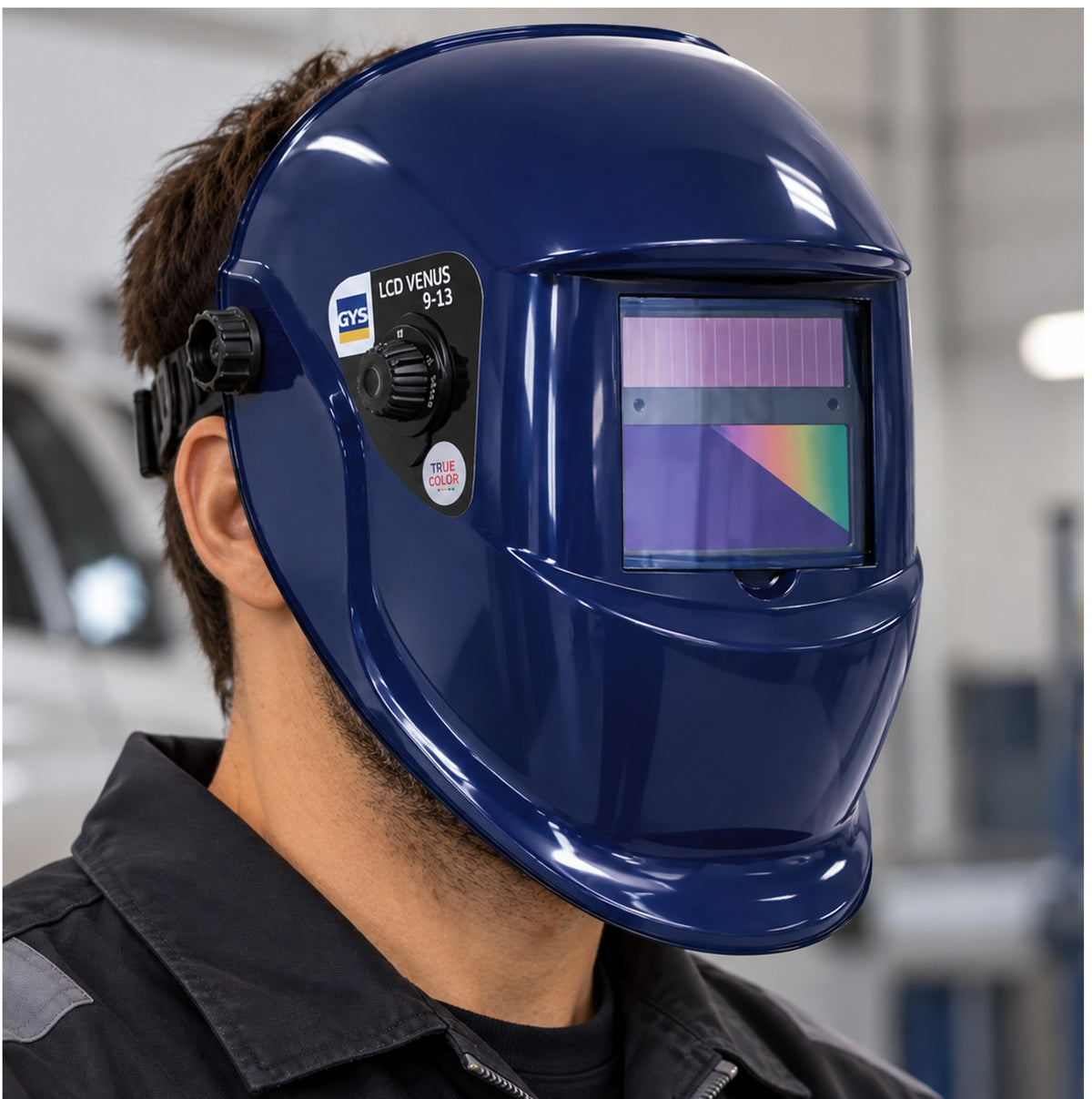 079748 - GYS Welder's Helmet LCD 9 13 G Truecolor