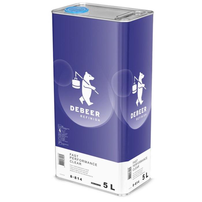 8-814 - Vernis carrosserie DEBEER séchage rapide Fast Performance 5L - DEBEER