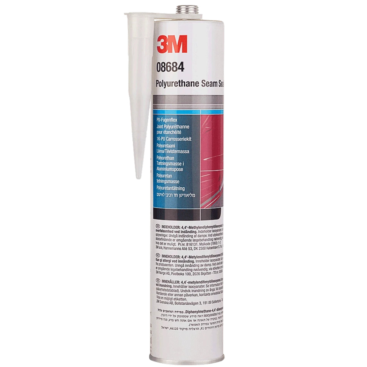 08684 - 3M Polyurethane Gray Sealing Putty Cartridge 310ml