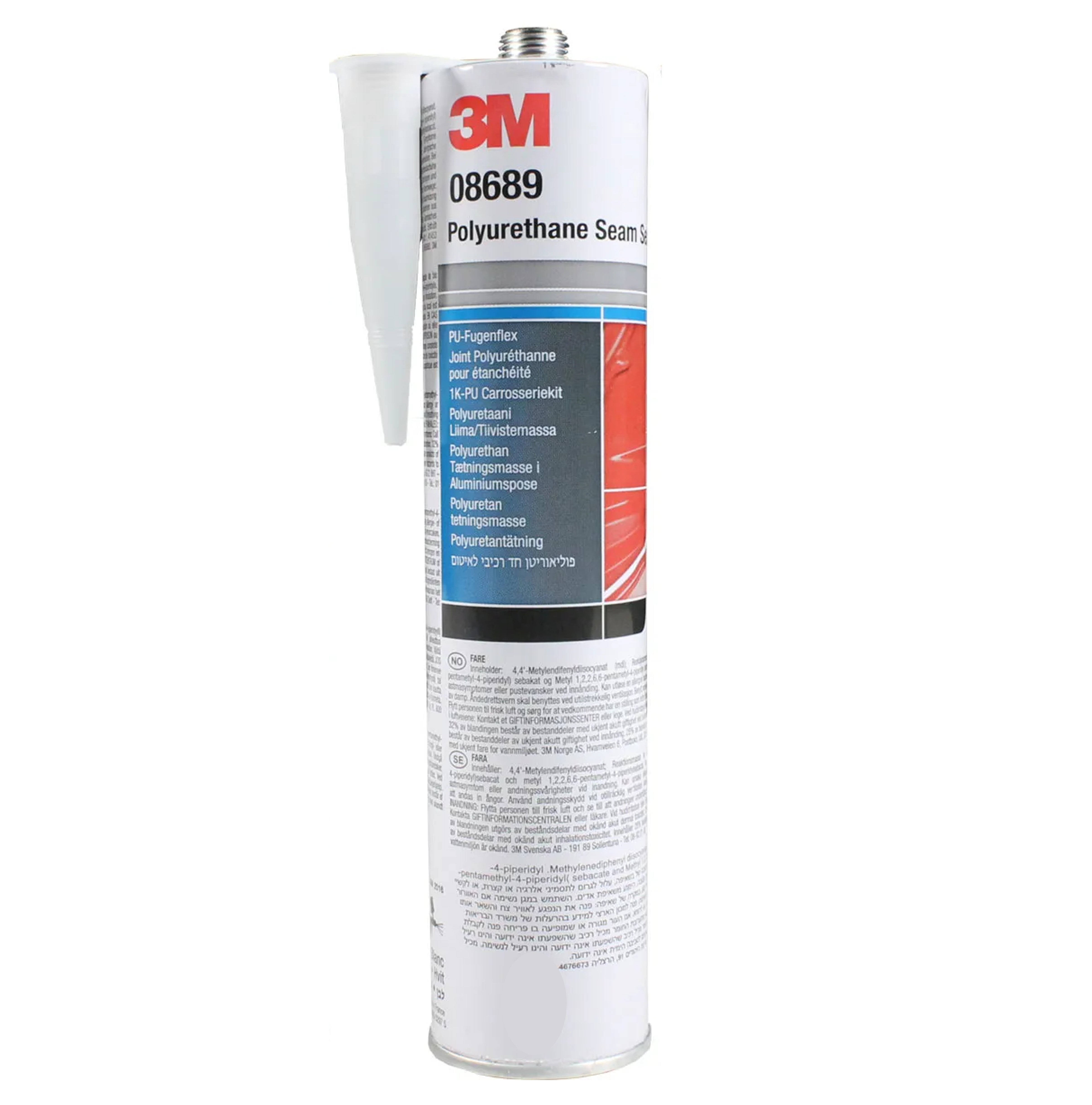 08689 - Kartusche mit 3M Polyurethan-Füller weiß 310ml