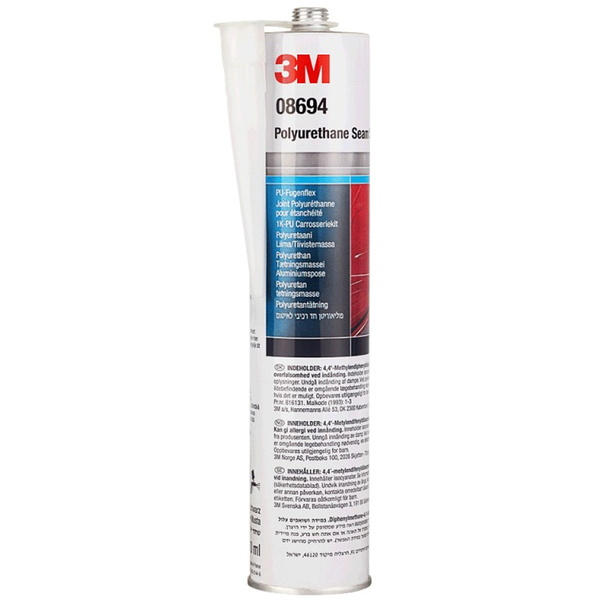 08694 - 3M Polyurethane Black Sealant Cartridge 310ml