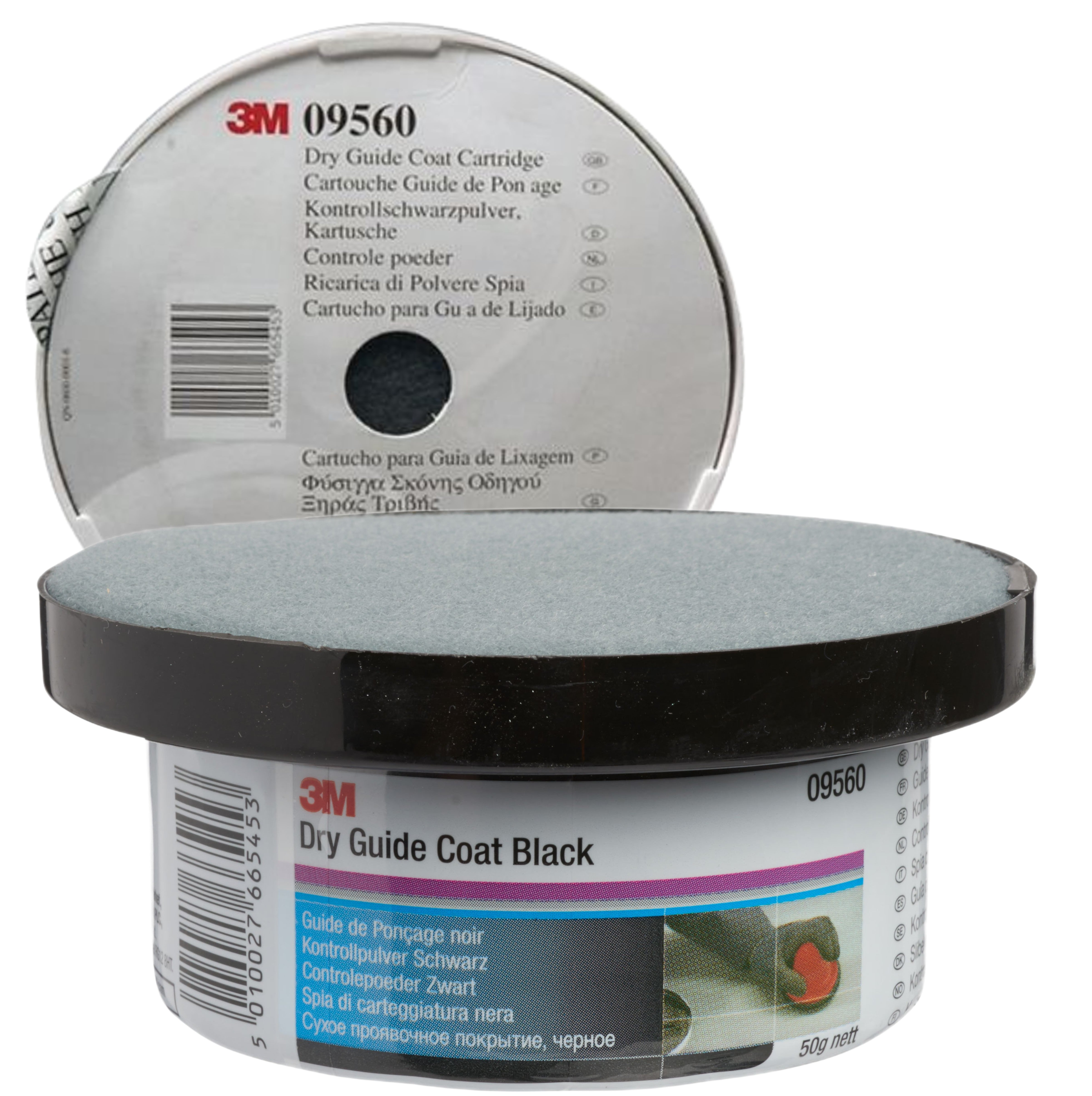 09560 - Cartouche guide de ponçage 3M noir pour teintes claires 50g