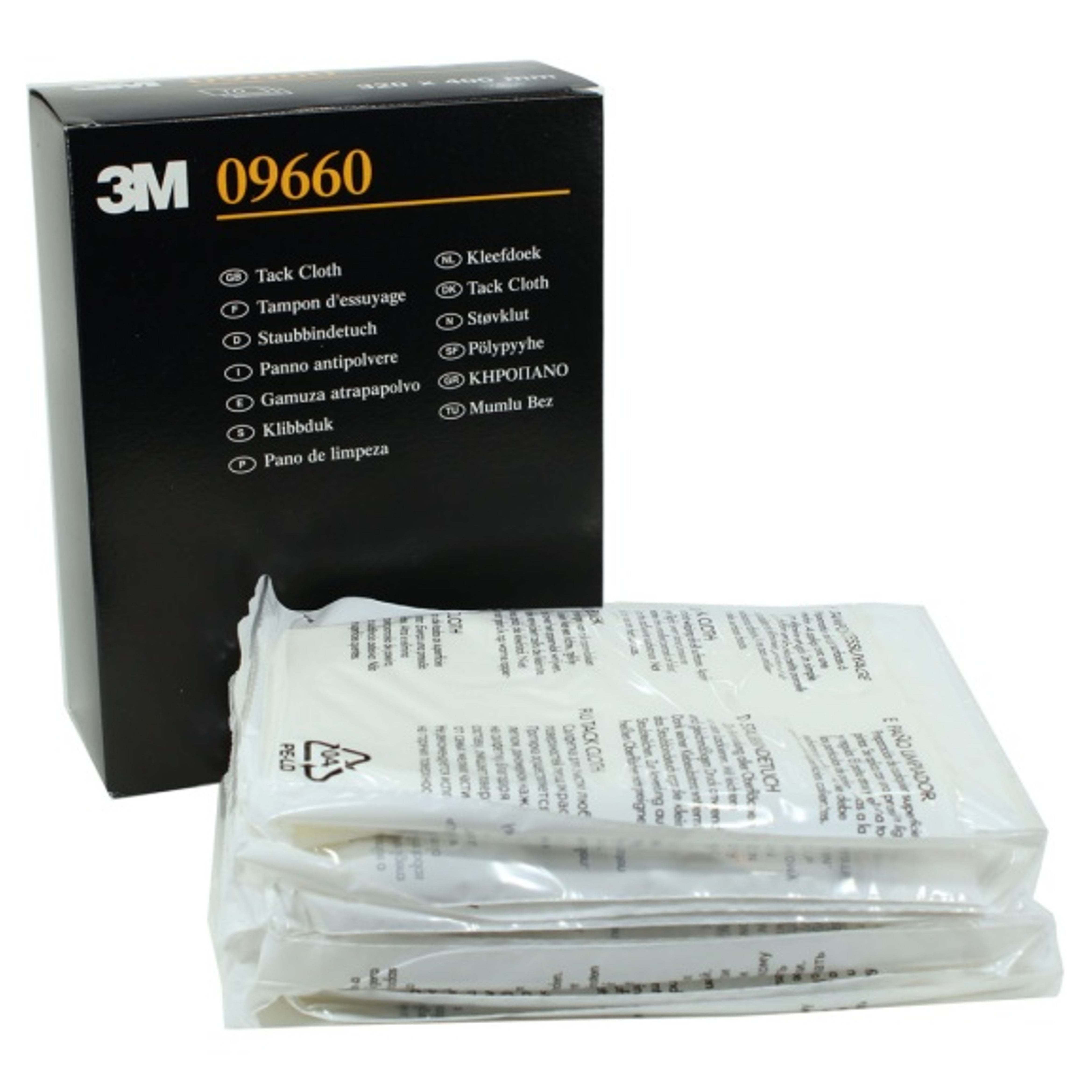 09660 - 10 Wischtampons 3M weiß