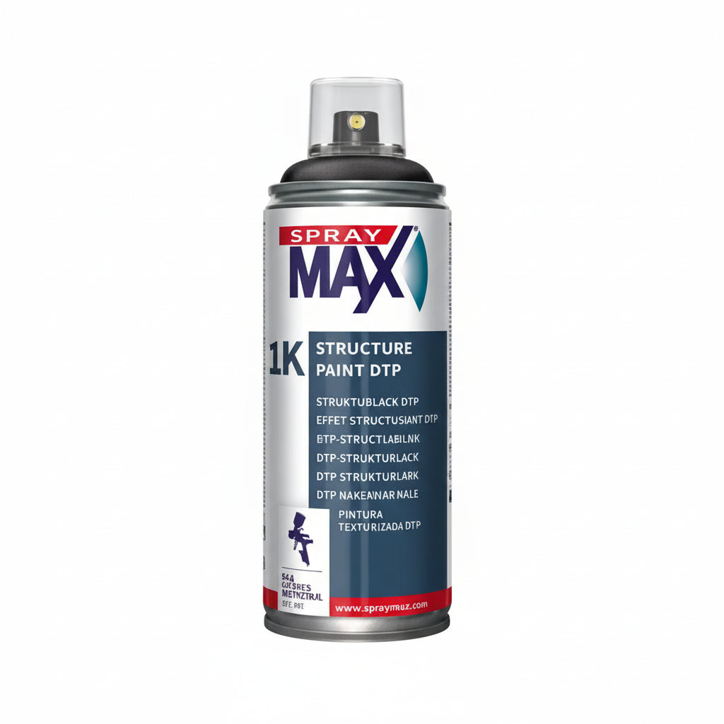 680224 - SPRAY MAX Schwarz 1K feinstrukturierend für Stoßstangen 400ml