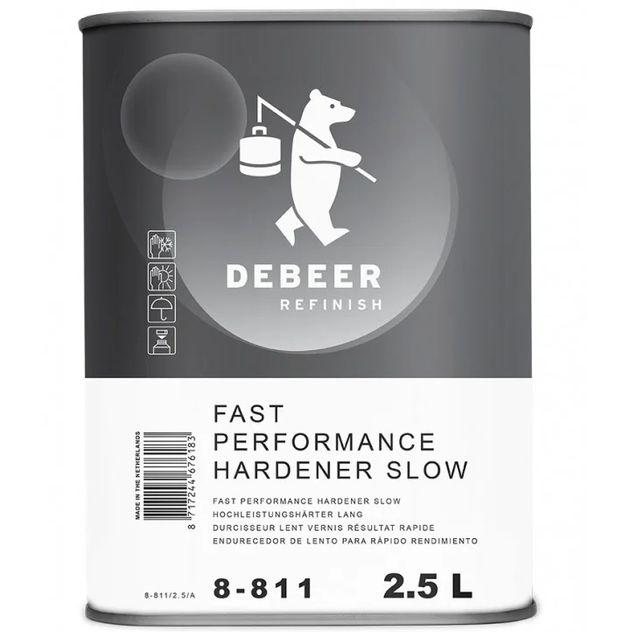 8-811 - Durcisseur DEBEER lent 2.5L pour vernis 8-814 - DEBEER