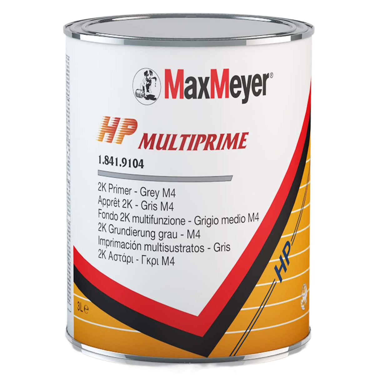 1.841.9104 - Primer MAX MEYER grijs HP Multiprime Nieuwe & oude onderdelen 3L