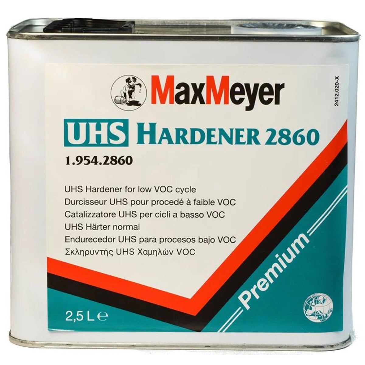 UHS2860 - MAX Verharder MEYER standaard UHS2860 2.5L voor direct glans Duralit