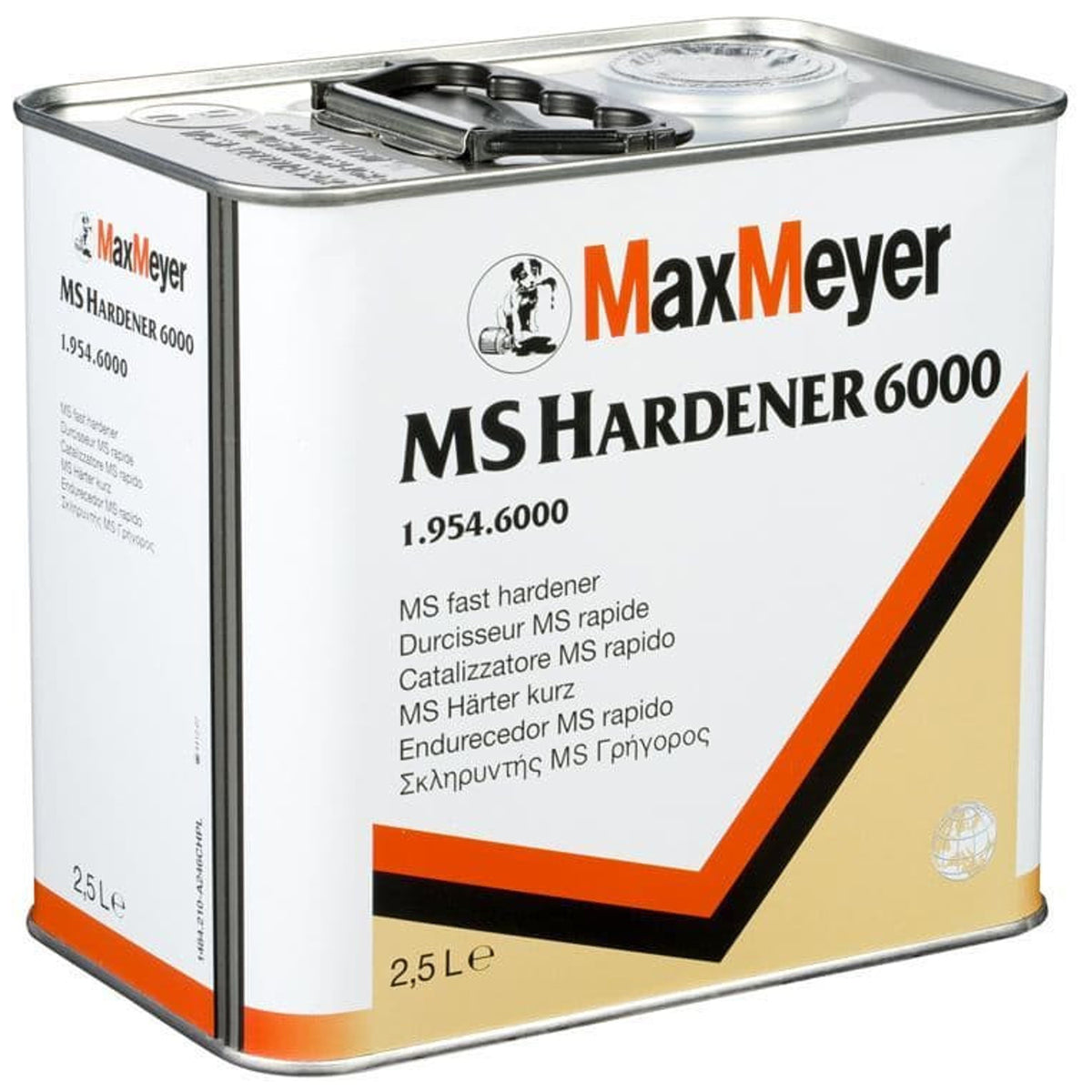 1.954.6000 - Fast hardener MAX MEYER MS6000 2.5L for MAT/SATIN clears