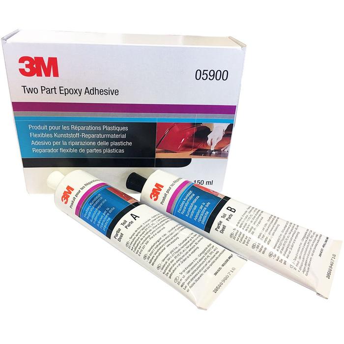 05900 - Mastic 3M colle gris pour réparations des plastiques 2 tubes - 3M