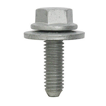 11384 - Vis tête H à embase+rondelle M6 1x30mm pour bouclier : Dacia Renault RESTAGRAF - RESTAGRAF