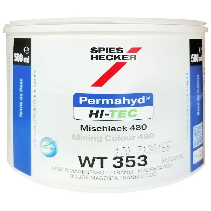 WT353 - Peinture carrosserie SPIES HI TEC Rouge magenta glacis 0.5L - SPIES HECKER