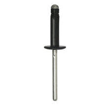 11555 - Rivet expansé tête large noir 4.8 x 19.8mm : Dacia Opel Renault RESTAGRAF - RESTAGRAF