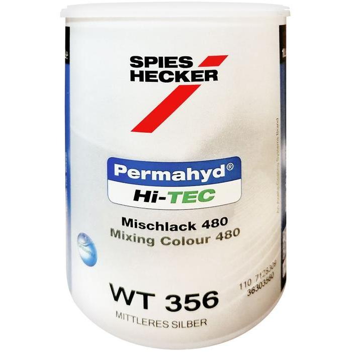 WT356 - Peinture carrosserie SPIES HI TEC Argent moyen 1L - SPIES HECKER