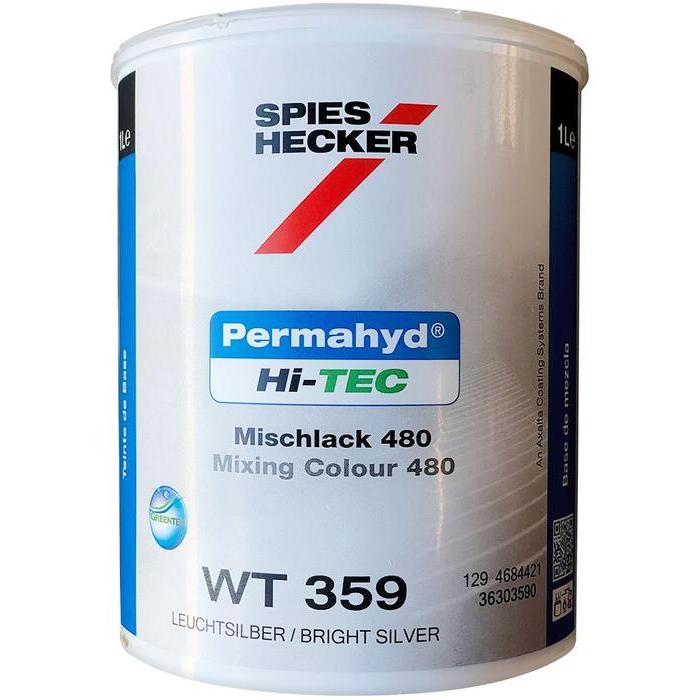WT359 - Peinture carrosserie SPIES HI TEC Argent brillant 1L - SPIES HECKER