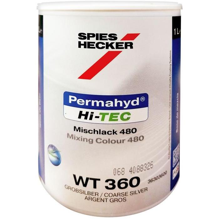 WT360 - Peinture carrosserie SPIES HI TEC Argent gros 1L - SPIES HECKER