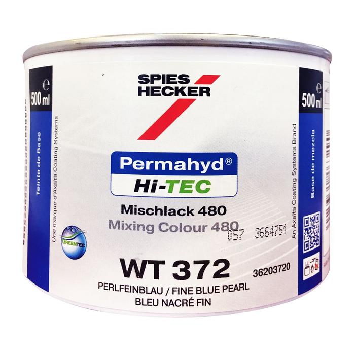 WT372 - Peinture carrosserie SPIES HI TEC Bleu fin perle 0.5L - SPIES HECKER
