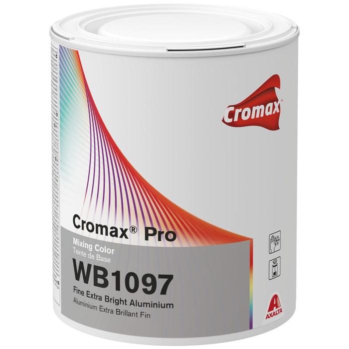 WB1097 - Peinture carrosserie CROMAX PRO Aluminium brillant extra fin 1L - CROMAX PRO