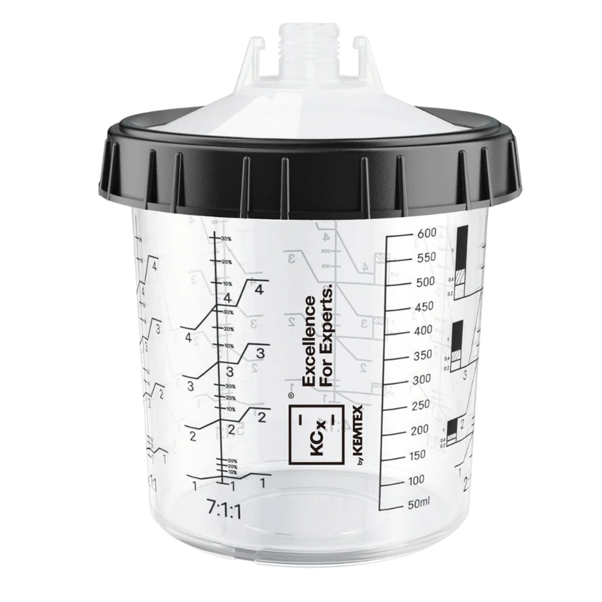 13.331246-125 - 50 disposable cups 125µ 650ml