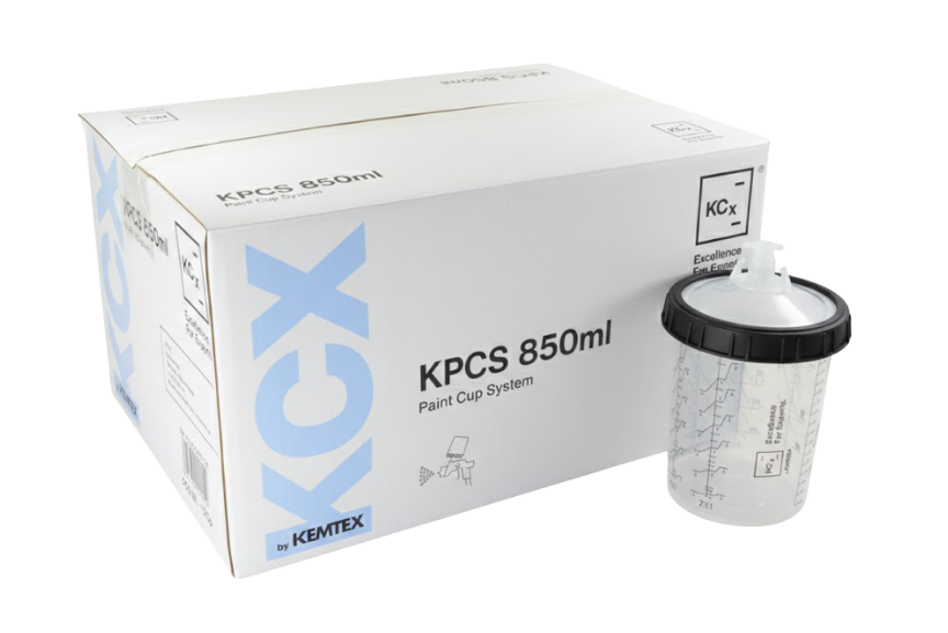 13.330247-125 - 50 disposable cups KEMTEX 850ml 125µ