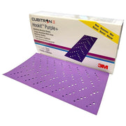 51400 - 50 coupes 3M  Purple + multi trous diamètre 115x225mm P120 - 3M