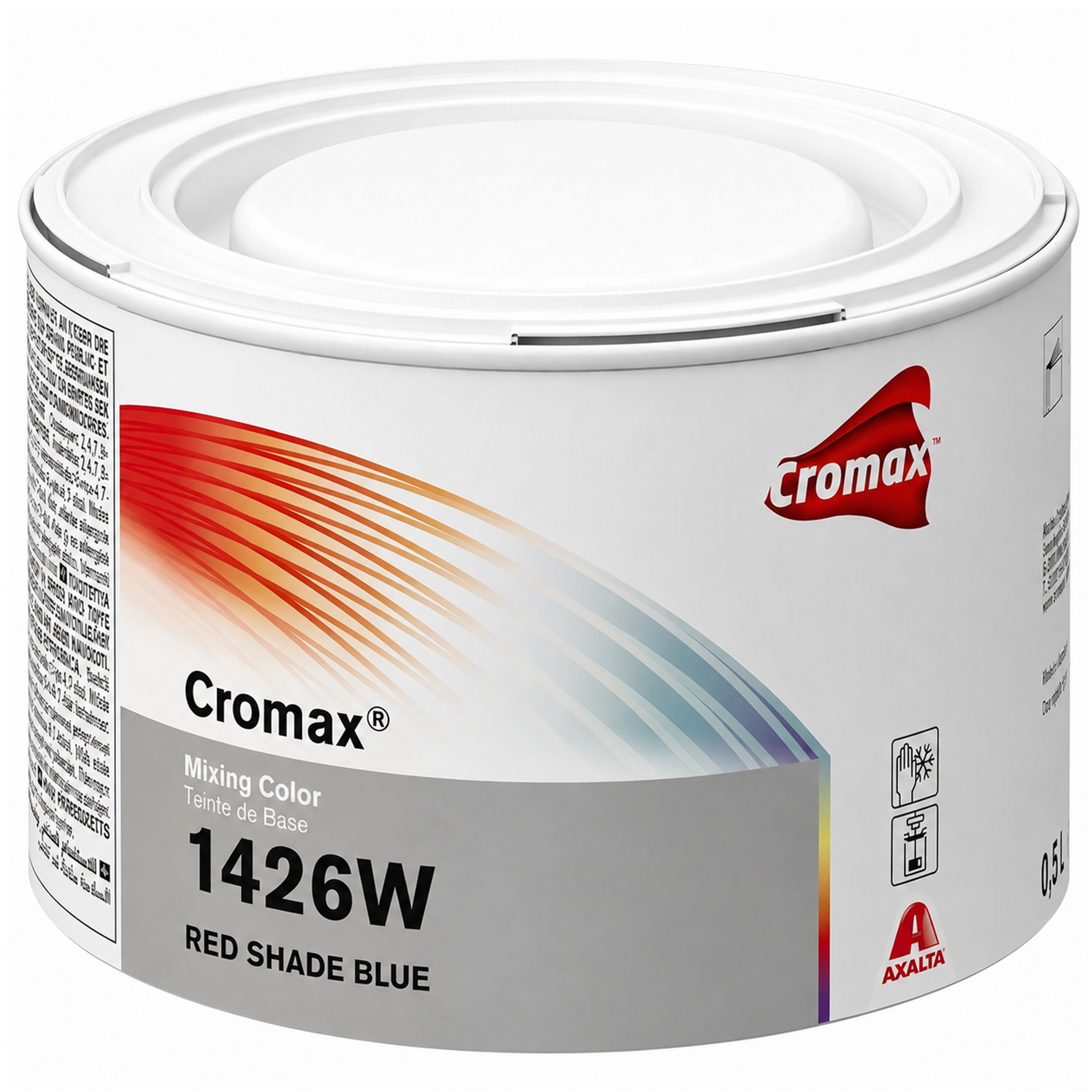 1426W - Teinte de base peinture CROMAX Bleu Rougeâtre 0.5L