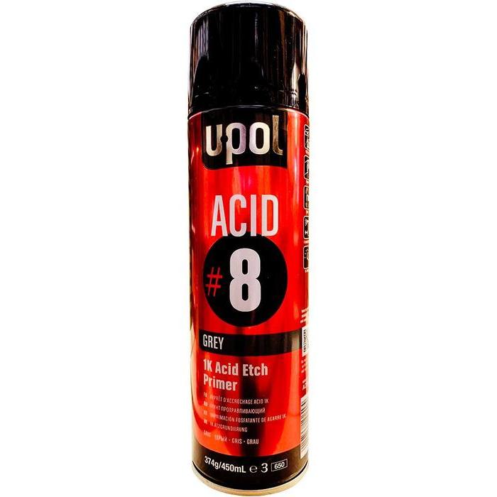 ACID/AL - Aérosol UPOL apprêt d'accrochage - couleur gris 450ml - UPOL