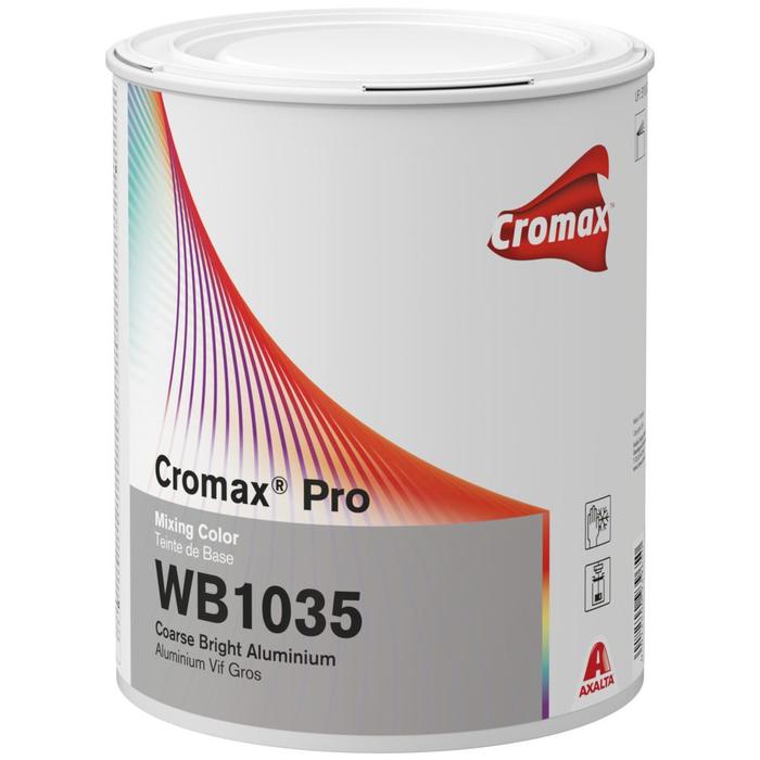 WB1035 - Peinture carrosserie CROMAX PRO Aluminium brillant gros 3.5L - CROMAX PRO