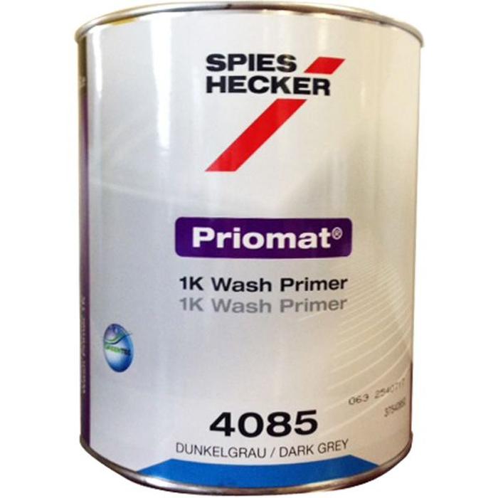 4085DG - Primer 1K wash primer ponçable ou mouille mouille SPIES HECKER Gris foncé 3.5L - SPIES HECKER