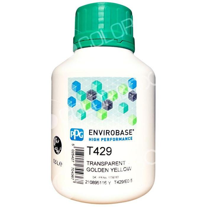 T429 - Peinture carrosserie PPG Envirobase High Performance Transparent Golden Yellow 0.5L - PPG
