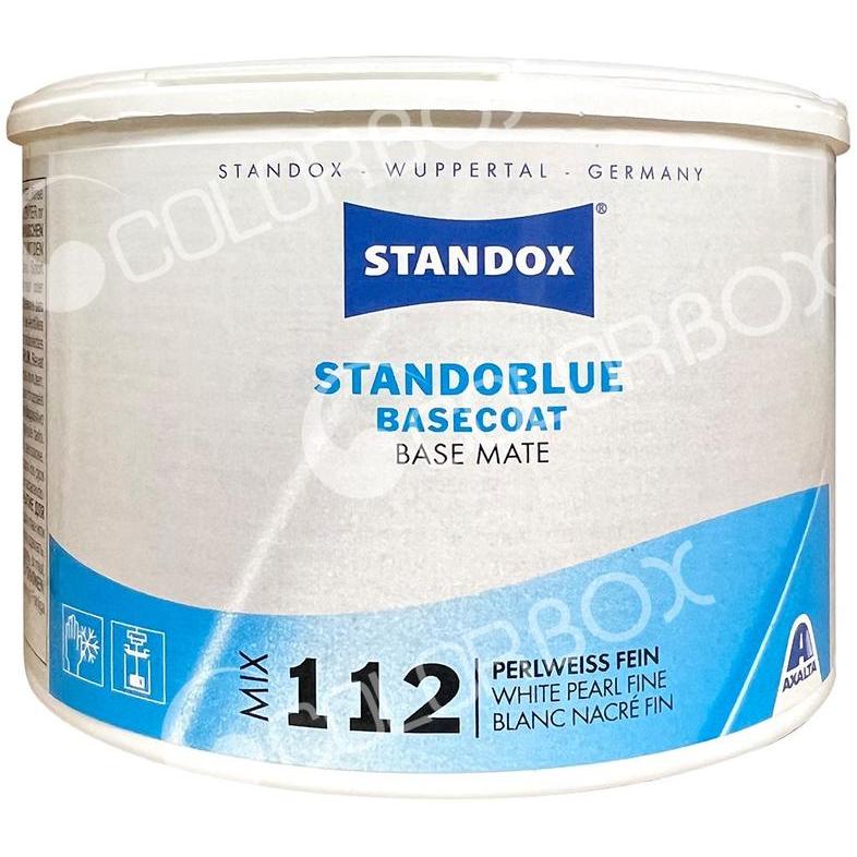 MIX112 - Peinture carrosserie STANDOBLUE White pearl fine 0.5L - STANDOBLUE