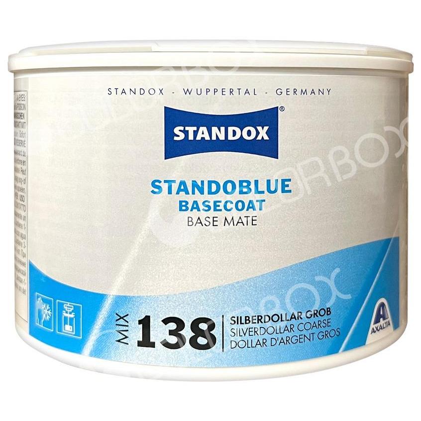 MIX138 - Peinture carrosserie STANDOBLUE Silver dollar coarse 0.5L - STANDOBLUE