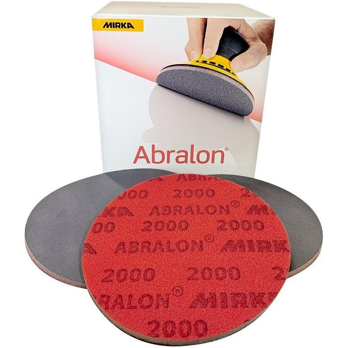 20 disques abrasifs finition sur mousse ABRALON diamètre 150mm - MIRKA