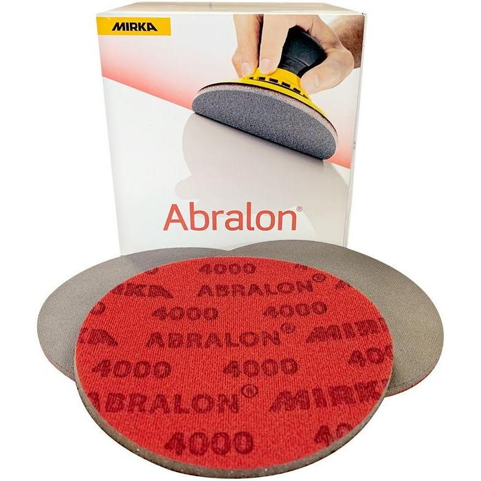20 disques abrasifs finition sur mousse ABRALON diamètre 150mm - MIRKA