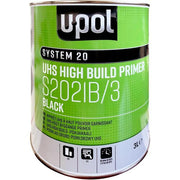 S2021B/3 - Primer UPOL garnissant noir 5:1 séchage rapide 3L - UPOL