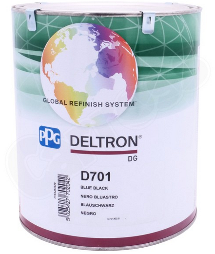 D701/3.5 -Peinture carrosserie PPG Deltron progress Noir bleu GRS DG 3.5L - PPG