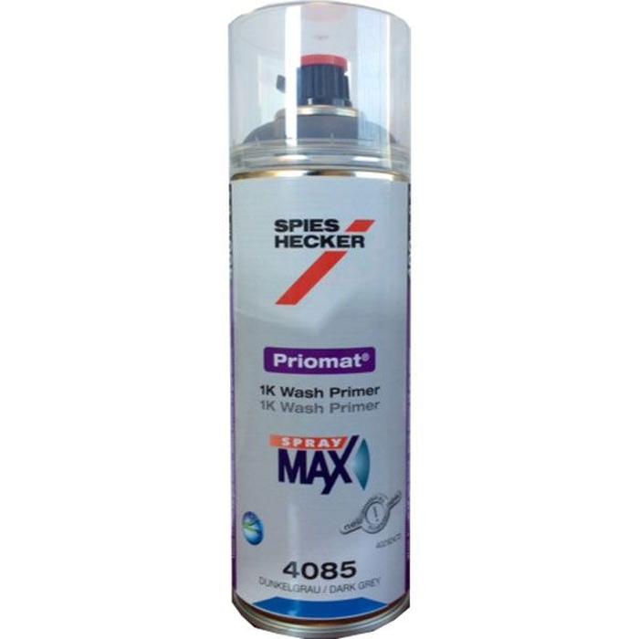 4085-400D - Aérosol SPIES HECKER gris foncé- Primer gris 1k wash primer 400ml - SPIES HECKER